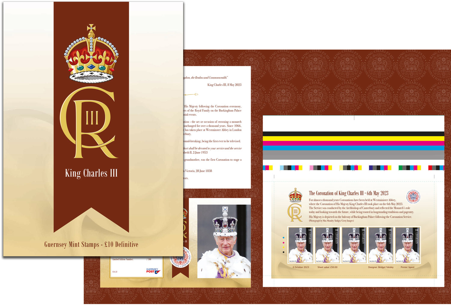 KCIII Limited Edition sheet of 5